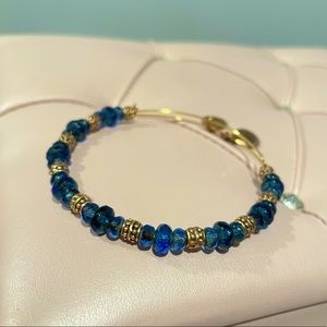 alex and ani gold spacer bangle